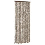 Vidaxl fléien Ridera 56x200 cm Chenille Taupe a Wäiss