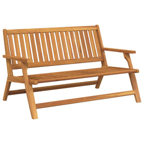 Vidaxl tuin relaxbank bruin 122 x 78 x 73 cm massief acaciahout