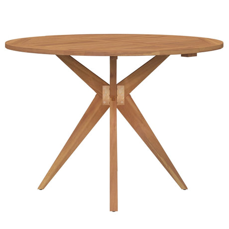 Vidaxl tuintafel rond ø110x75 cm massief acaciahout