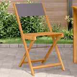 Vidaxl inklapbare stoelen 2 st en stof antracietkleurig