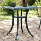 Vidaxl tuintafel 53x53x53 cm gietaluminium groen