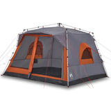 Vidaxl Family 7 Person Fast Release Grey and Orange