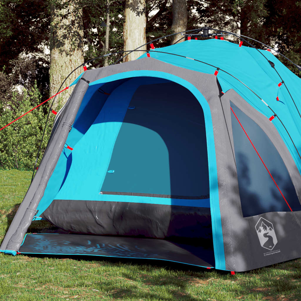 Vidaxl Dome tent 3-person fast release blue