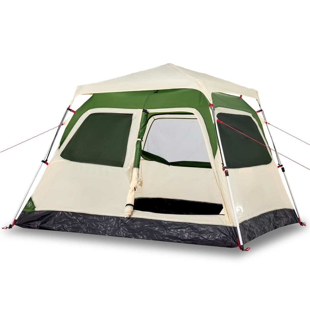 Vidaxl Dome Tent 4-Persona Fast Release Green