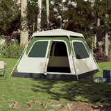 Vidaxl Dome Tenda Release Fast Release 6 persone Green