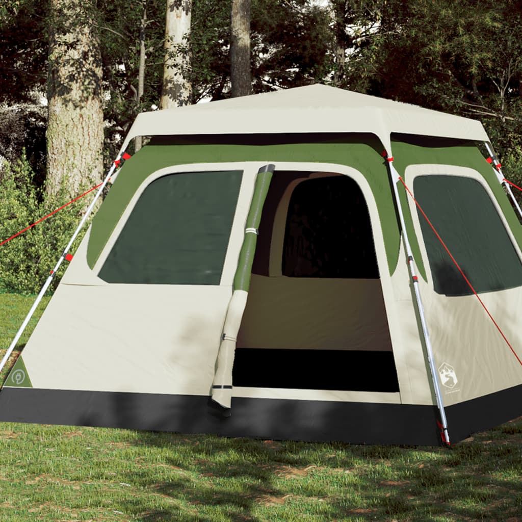 Vidaxl Dome Tenda Release Fast Release 6 persone Green