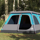 Vidaxl Dome Tent de 8 personas Liberación rápida Azul