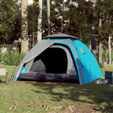 Vidaxl Dome Stan 4-Person Fast Release Blue