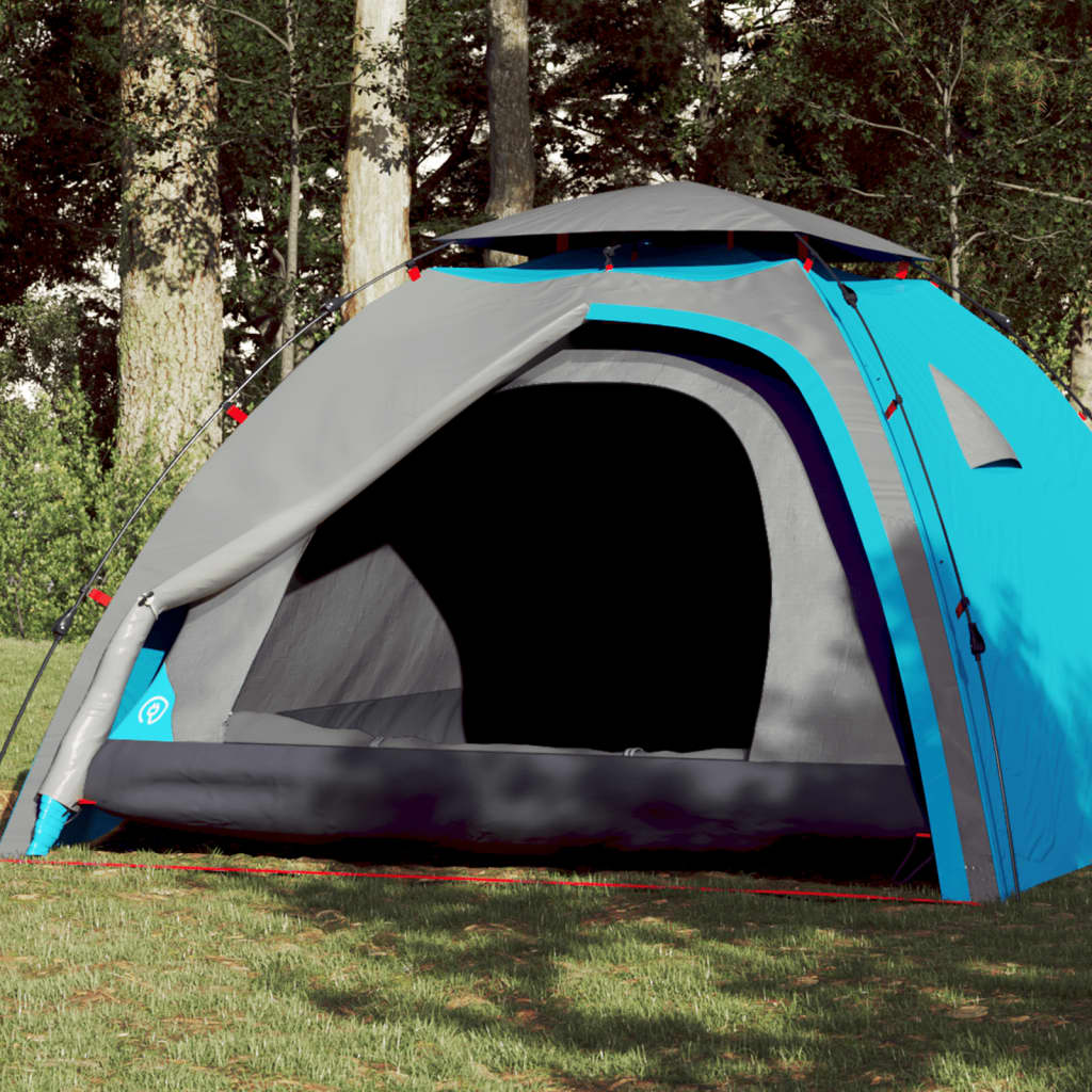 VidaXL Dome tent 4-person fast release blue