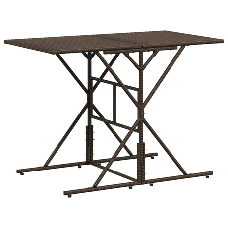 Vidaxl 7-delige tuinset met kussens poly rattan bruin