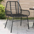 Vidaxl tuinstoelen 2 st poly rattan zwart