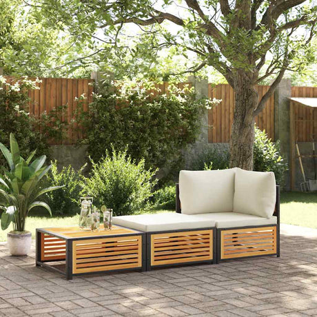 Vidaxl tuintafel met kruk massief acaciahout