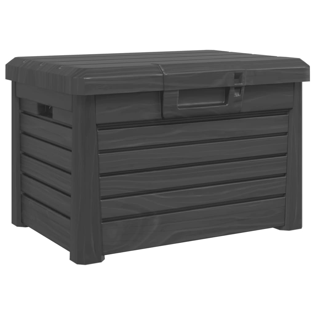 Vidaxl kussenbox 73x50,5x46,5 cm polypropeen antracietkleurig