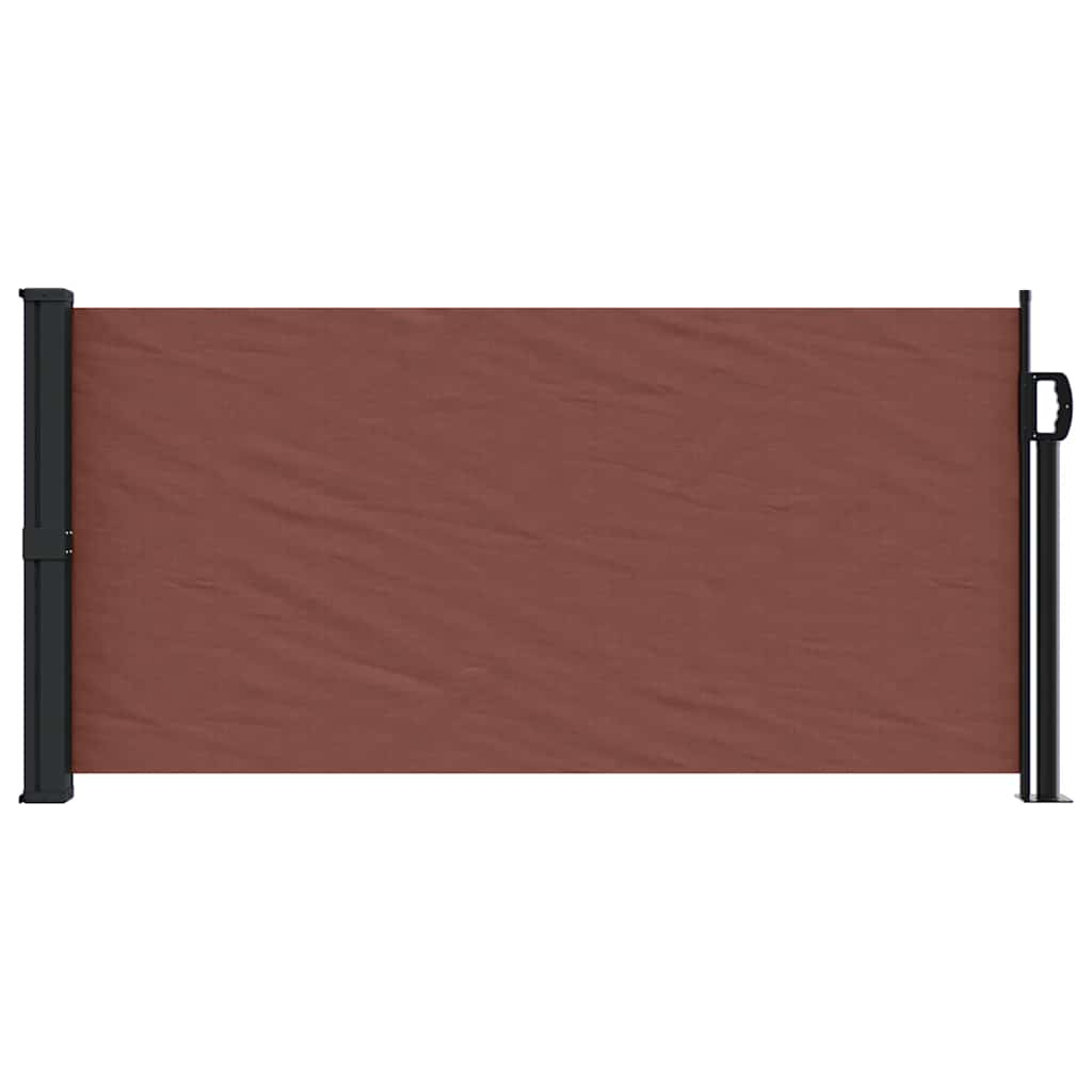 Pare-brise Vidaxl extensible 100x300 cm brun