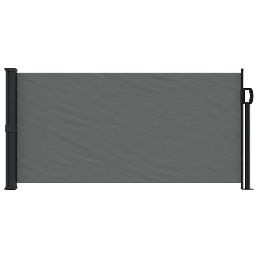 En pare-brise Vidaxl extensible 100x300 cm anthracite -colored