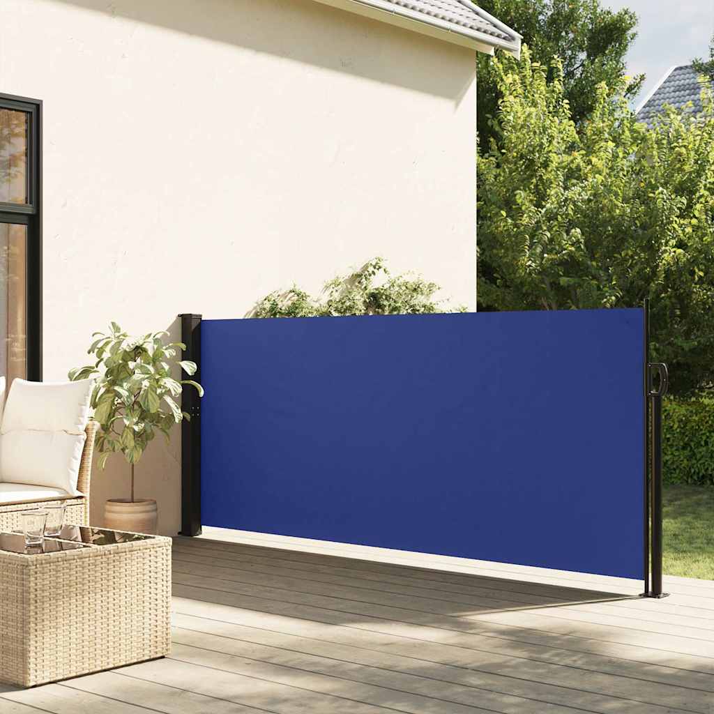 Vidaxl Windschutzscheibe ausziehbar 117x300 cm blau