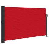 Pare-brise Vidaxl extensible 117x300 cm rouge