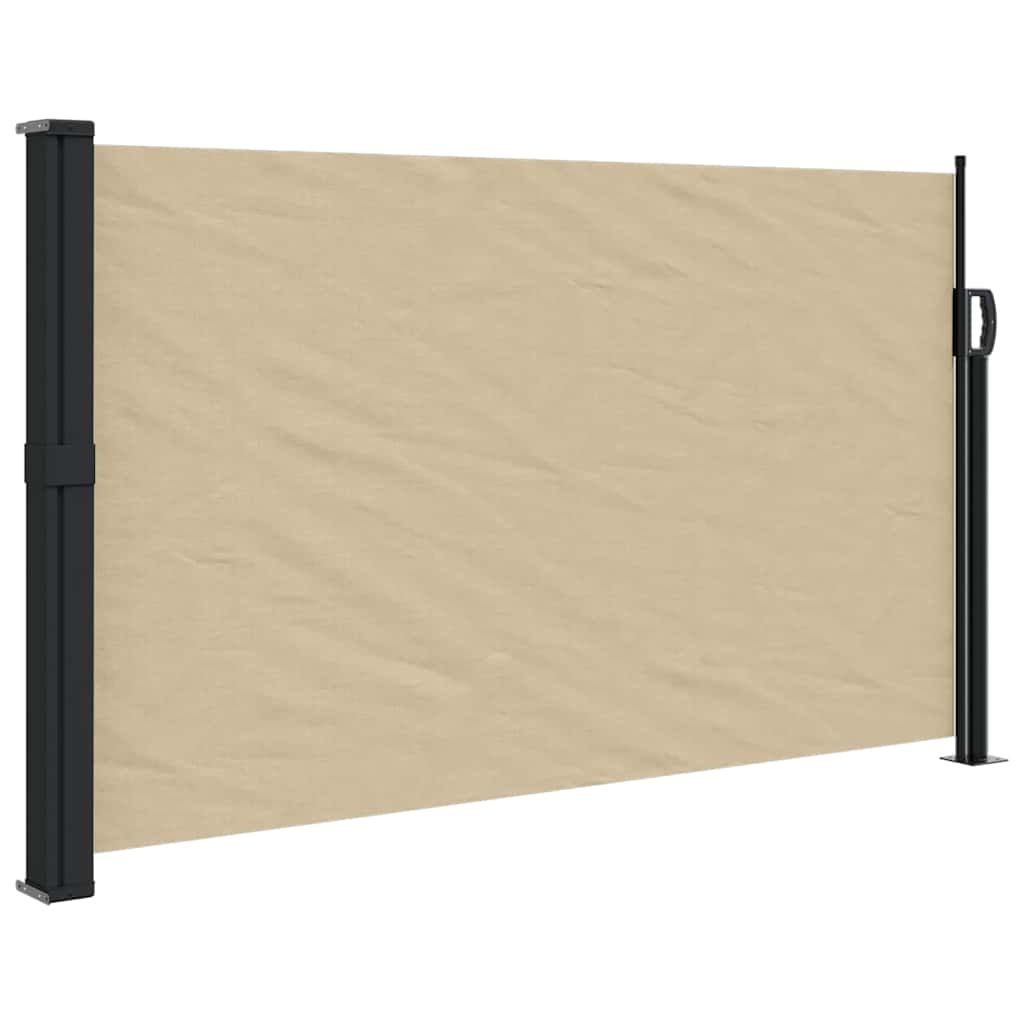 VIDAXL -Windschutzscheibe ausziehbar 117x300 cm Beige