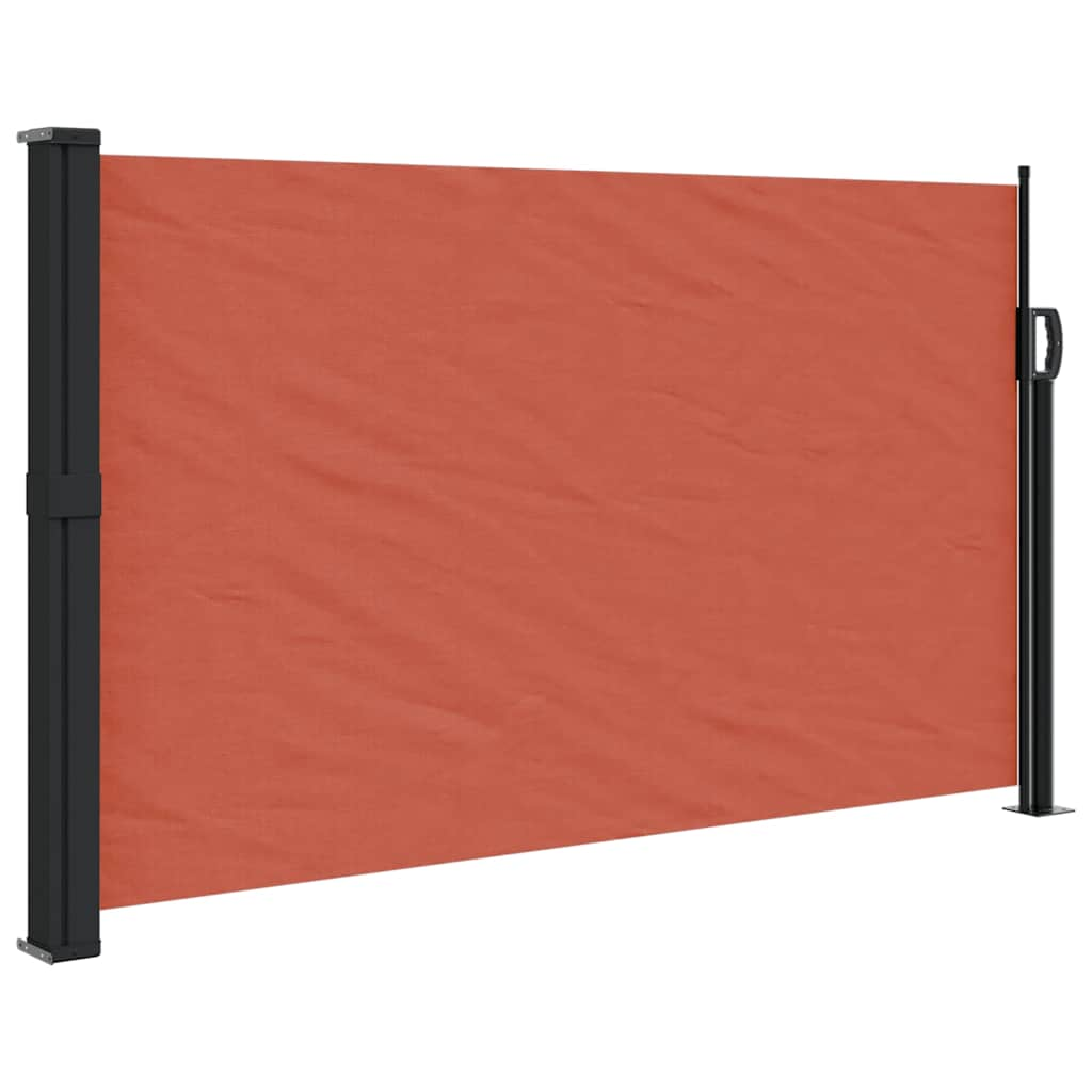 VidaXL Windshield Extendable 117x300 cm Terracotta