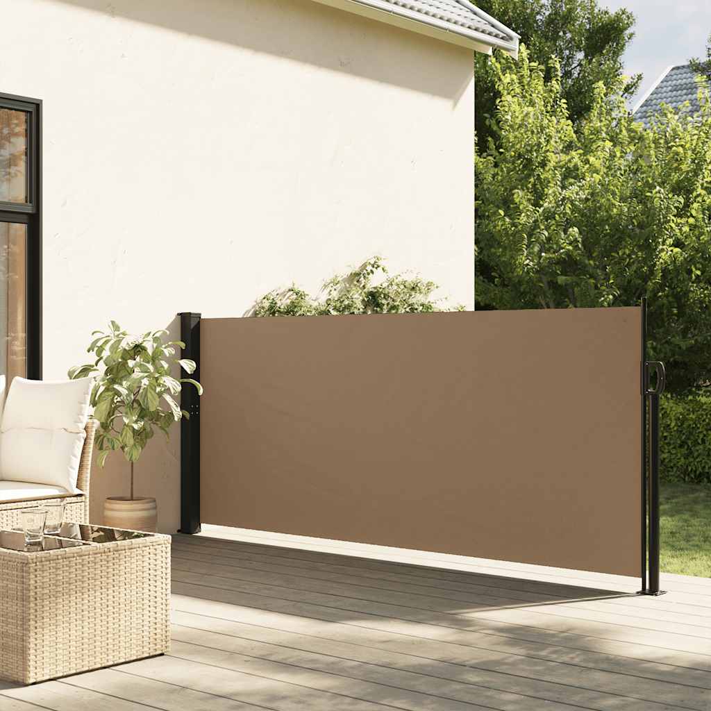 VIDAXL -Windschutzscheibe ausziehbar 117 x 300 cm Taupe