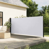 Vidaxl windscherm uittrekbaar 160x300 cm wit