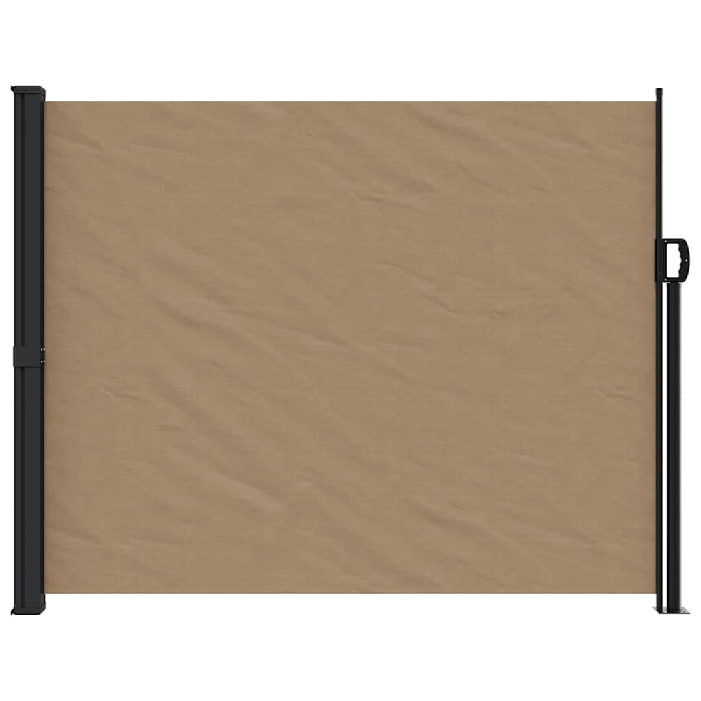 Vidaxl windscherm uittrekbaar 160x300 cm taupe