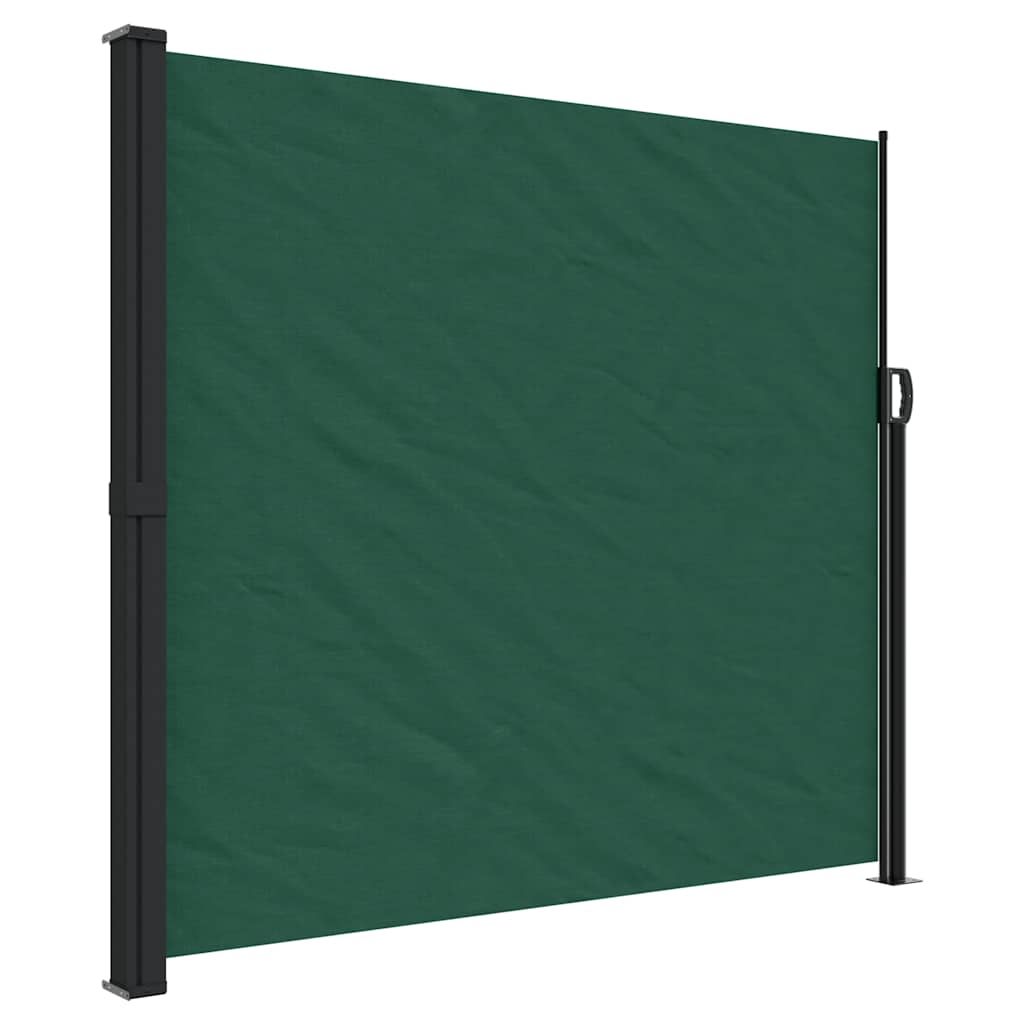 Vidaxl windscherm uittrekbaar 180x300 cm donkergroen