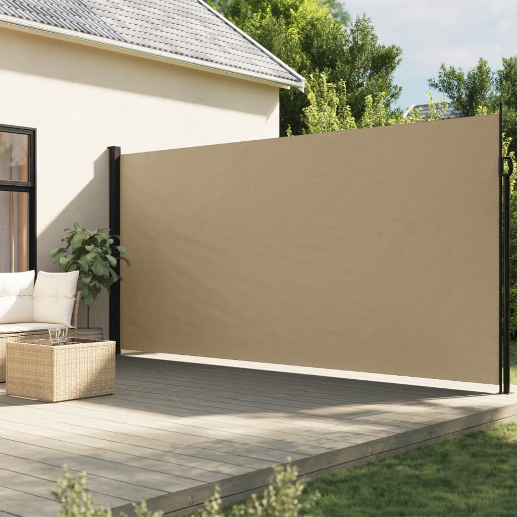 Vidaxl Windshield utdragbar 200x300 cm beige