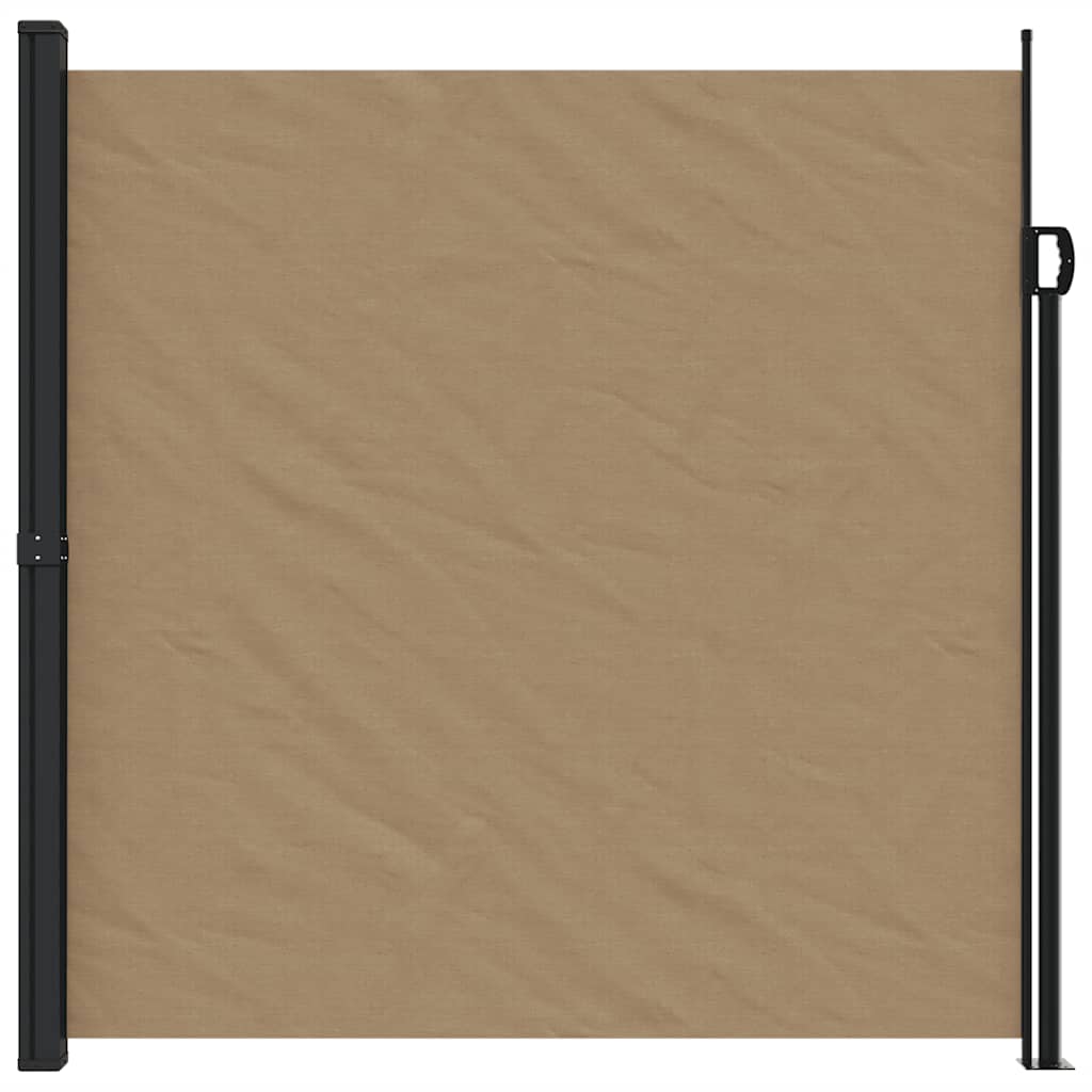 Vidaxl windscherm uittrekbaar 200x300 cm taupe