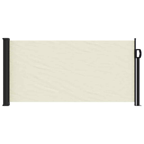 Vidaxl windscherm uittrekbaar 100x500 cm crèmekleurig