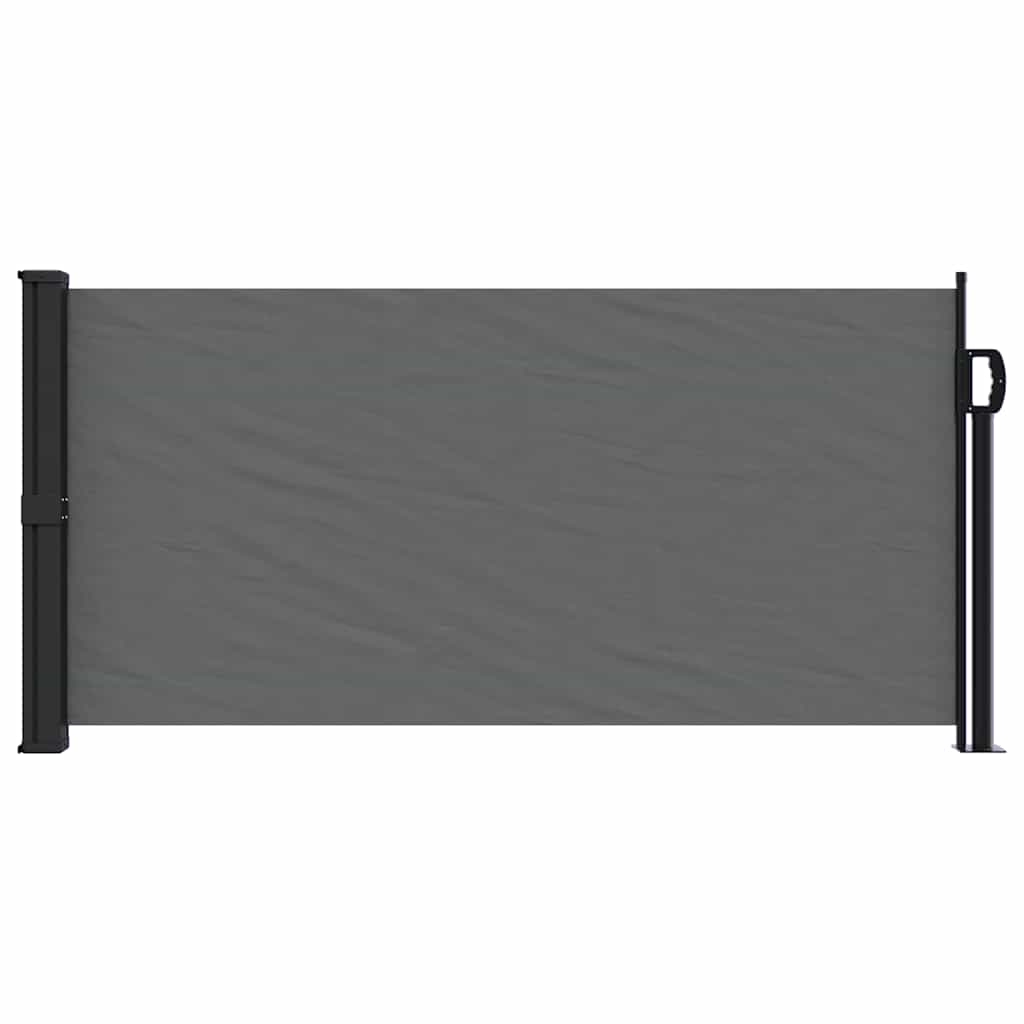 VidaXL Windshield Extendable 100x500 cm Anthracite -colored