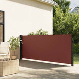 Vidaxl windscherm uittrekbaar 120x500 cm bruin