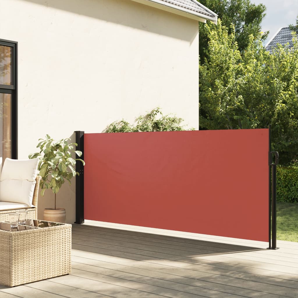 Vidaxl vindrutan utdragbar 120x500 cm terrakotta