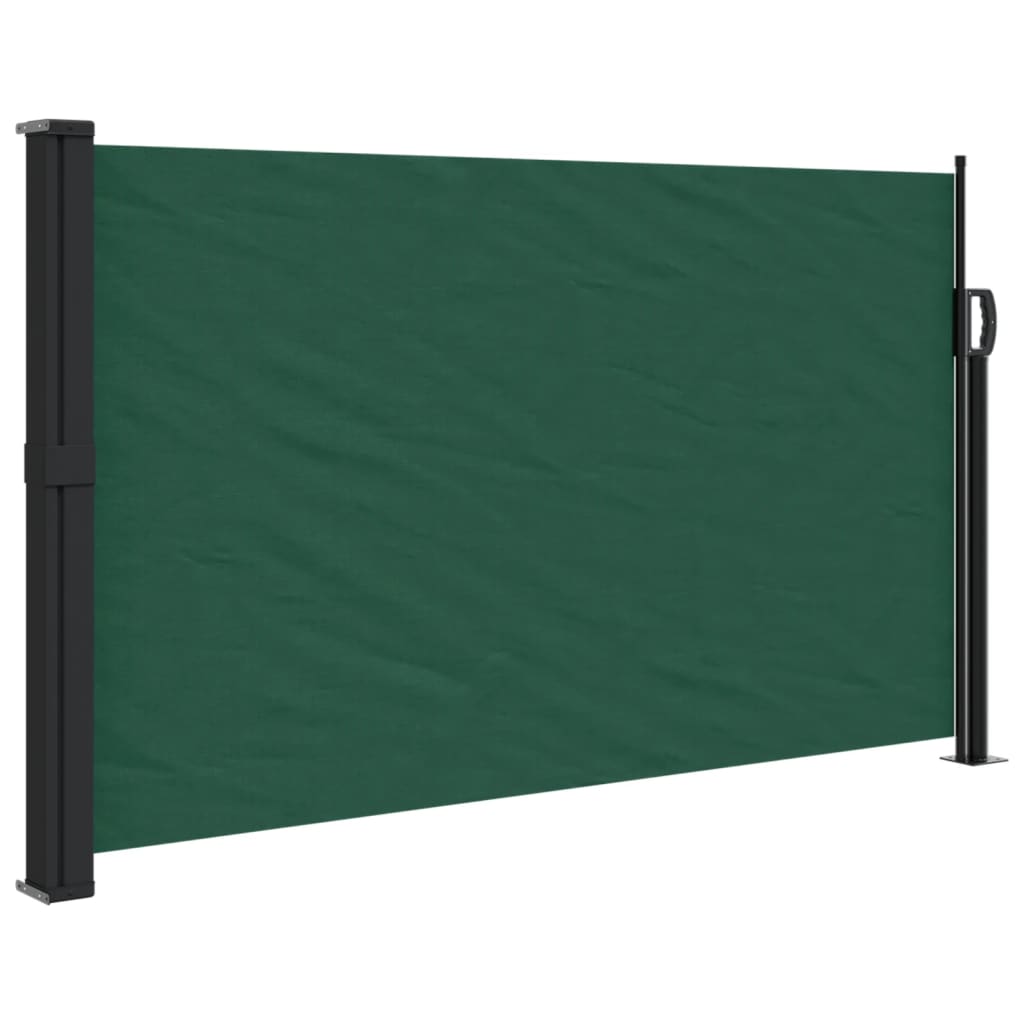 Parabrisas Vidaxl extensible de 120x500 cm de color verde oscuro