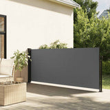 Vidaxl uitschuifbaar zijluifel antraciet 120x500 cm