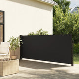 Parabrisas Vidaxl extensible 140x500 cm negro