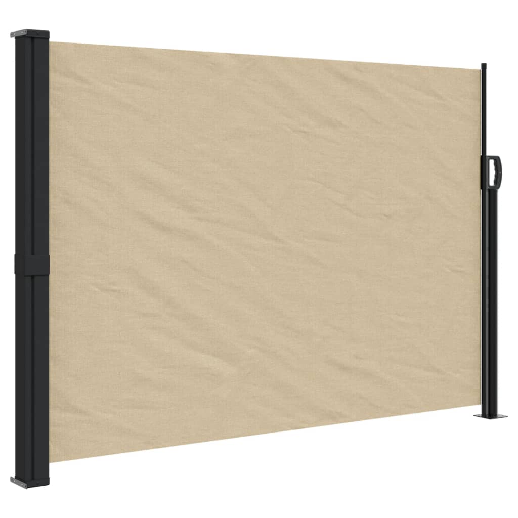 VidaXL Windscherm uittrekbaar 140x500 cm beige