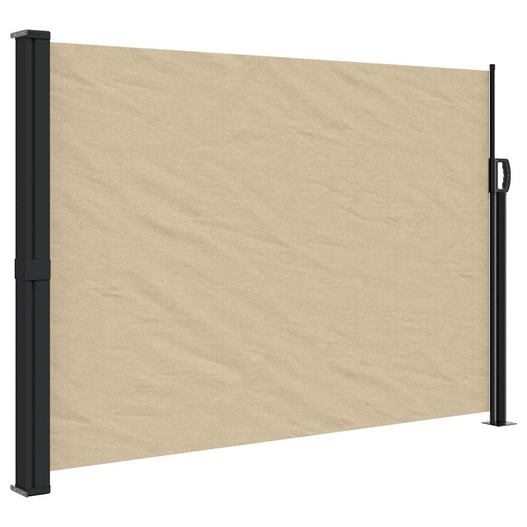 VidaXL Windshield Extendable 140x500 cm Beige