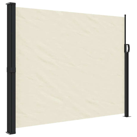 Vidaxl windscherm uittrekbaar 160x500 cm crèmekleurig