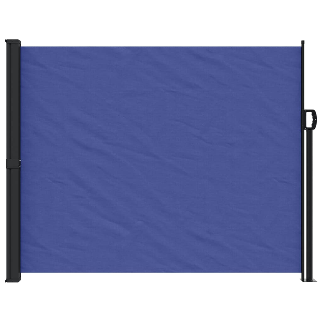 Pare-brise Vidaxl extensible 160x500 cm bleu