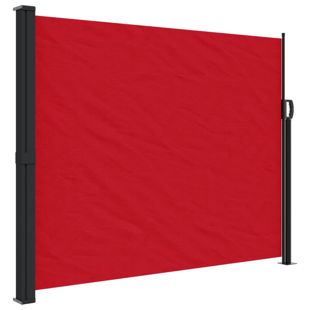 Pare-brise Vidaxl extensible 160x500 cm rouge