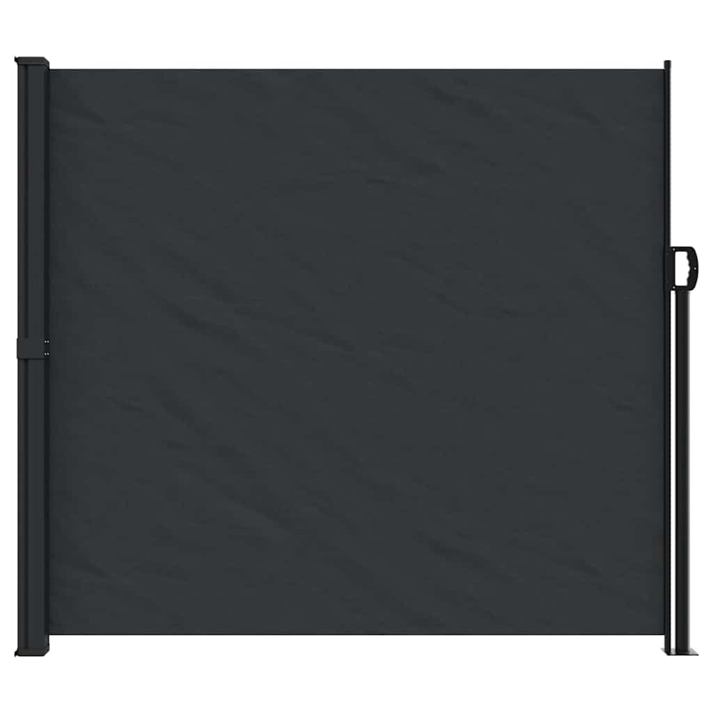 Pare-brise Vidaxl extensible 180x500 cm noir