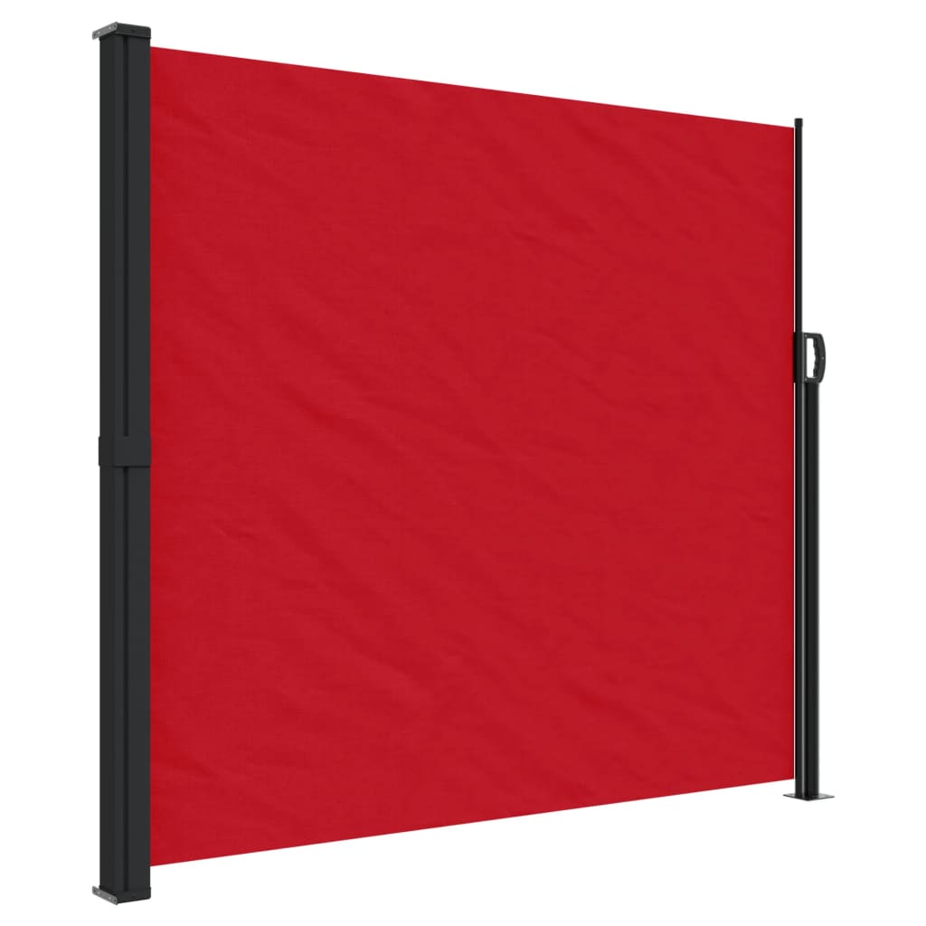 Pare-brise Vidaxl extensible 180x500 cm rouge