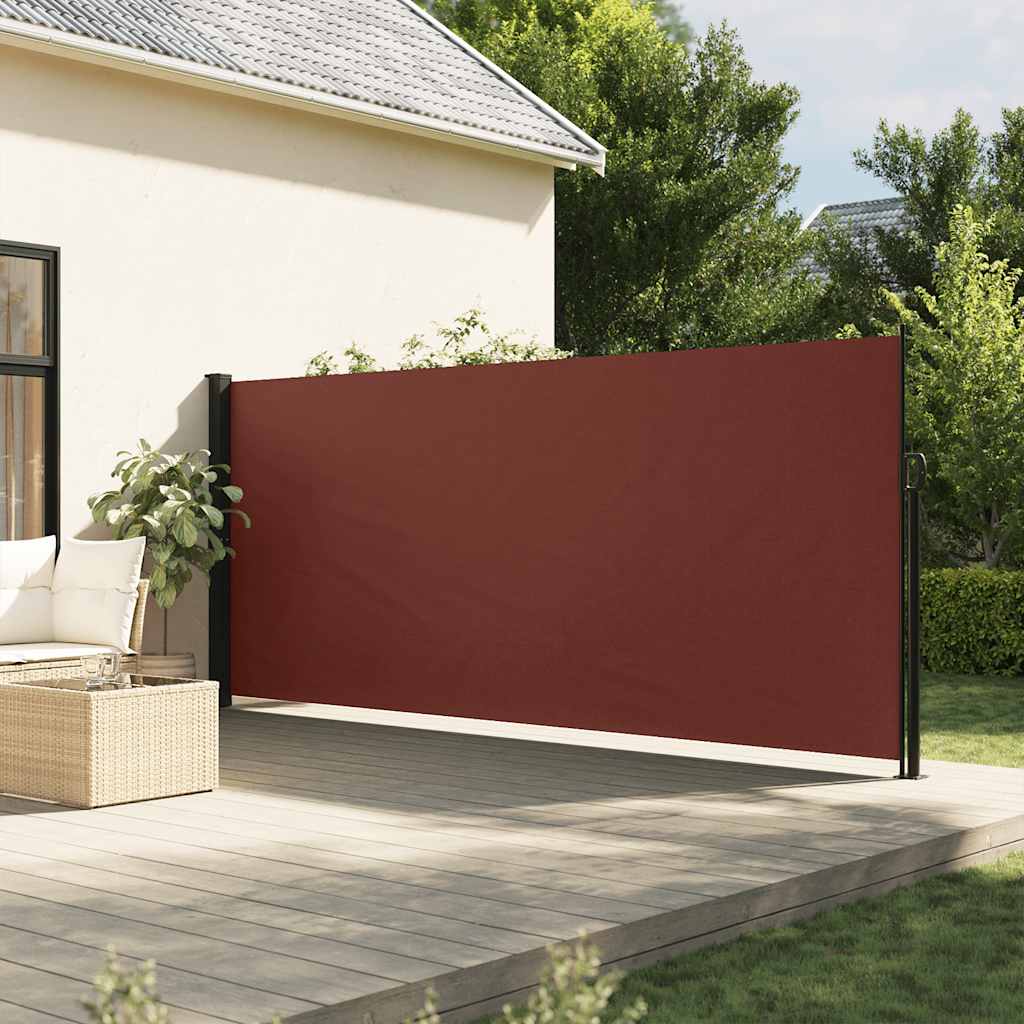 VidaXL Windshield Extendable 180x500 cm brown