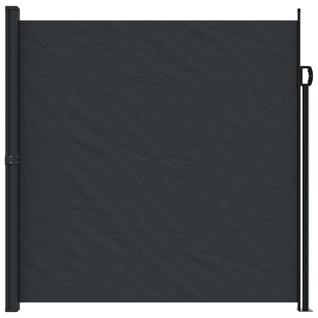 VidaXL Windshield Extendable 200x500 cm Black