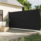 VidaXL Windshield Extendable 200x500 cm Black