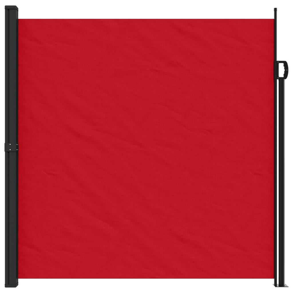 VidaXL Windshield Extendable 200x500 cm Red