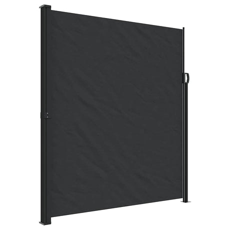 Vidaxl windscherm uittrekbaar 220x500 cm zwart