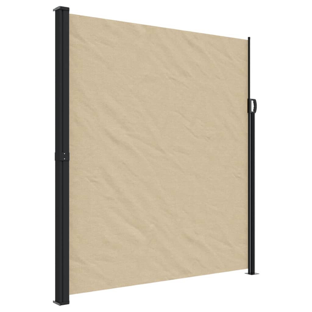 VidaXL Windscherm uittrekbaar 220x500 cm beige