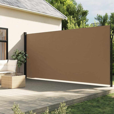 Vidaxl windscherm uittrekbaar 220x500 cm taupe